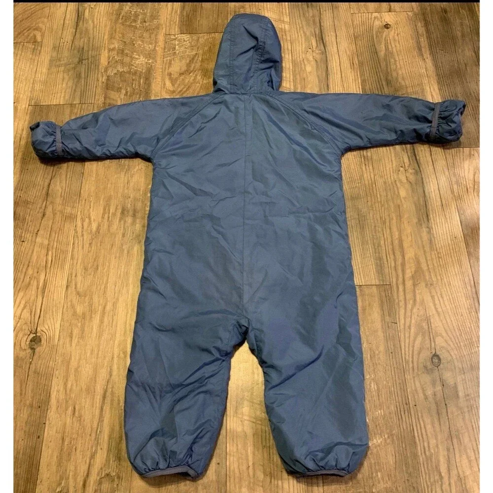 Patagonia Snowsuit Bunting Blue Toddler Baby 9-12 M NO SIZE